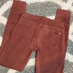 For All Mankind Pumpkin Shimmer Jegging
